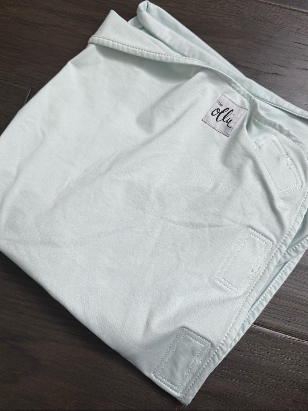 The Ollie swaddle light blue